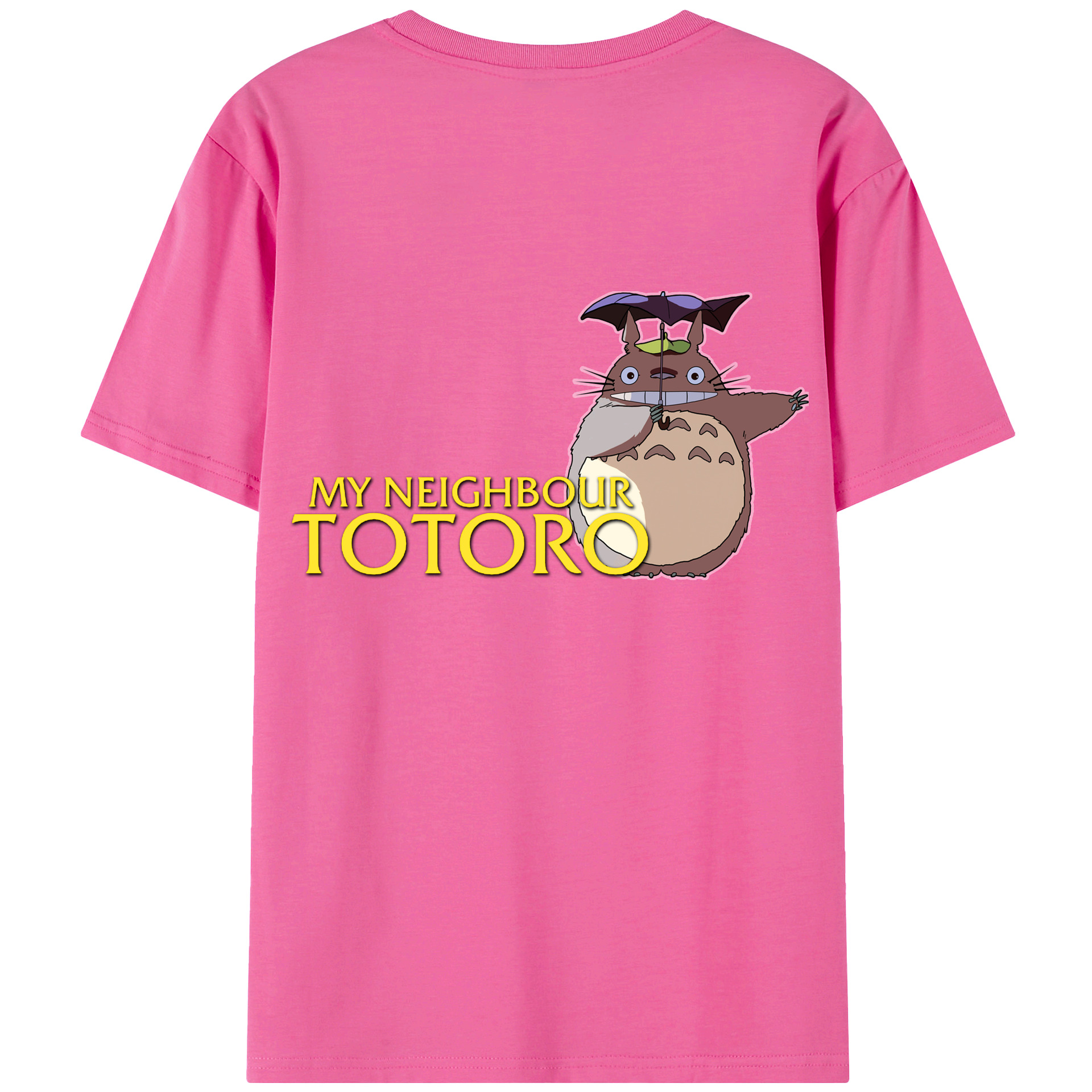 （画像用） となりのトトロ 草壁メイ 草壁サツキ My Neighbor Totoro Satsuki Kusakabe Mei Kusakabe レディース半袖Tシャツ(バックプリント)